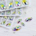 DZ 3066 18X9 MM Navette shape crystal sew on stone 